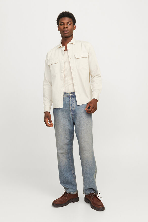 Jack & Jones Serge regular fit shirt grey