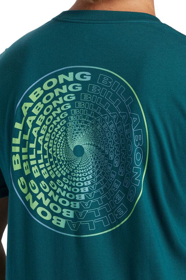 Billabong Camiseta masculina de manga curta azul