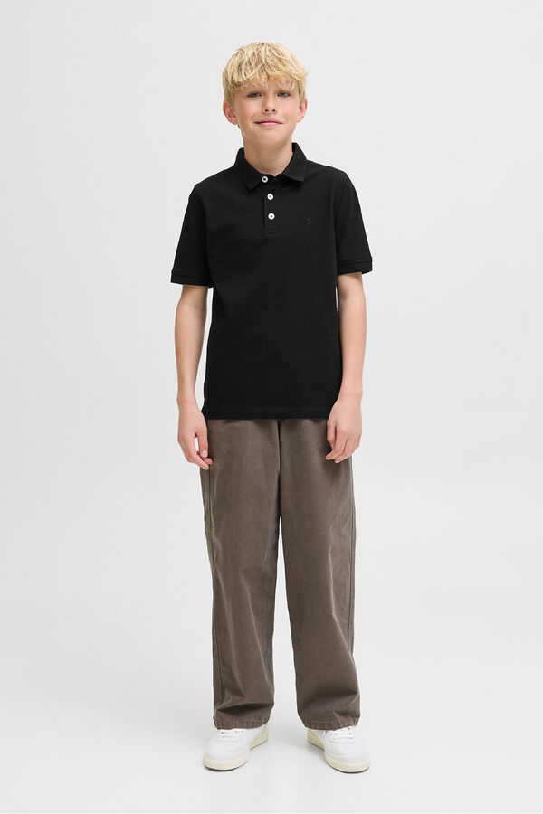 Jack & Jones Junior Classic polo shirt Crna