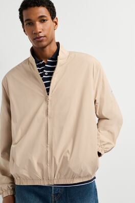 Chaqueta bomber con rib
