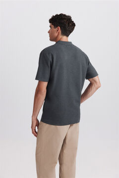 Springfield Jacquard knit cardigan