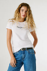 Pepe Jeans Slim-fit logo t-shirt white