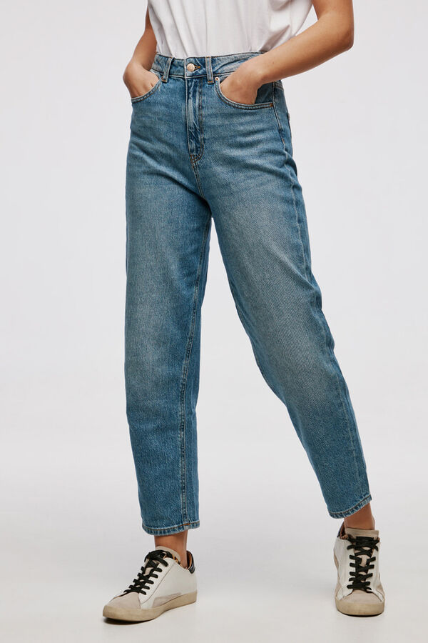 Springfield Jeans mom fit mix azul