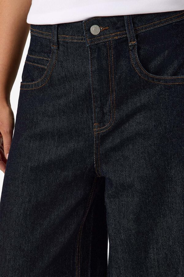 Noisy May Pantal&oacute;n vaquero pierna ancha azul