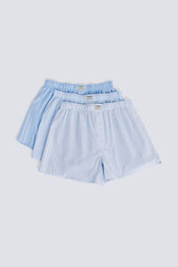 Springfield Blue striped 3-pack boxers