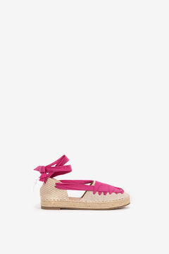 Springfield Espadrilles with contrast cord pink