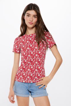 Springfield T-shirt Mini-imprimé rouge royal