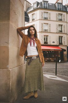 Springfield Faux suede jacket