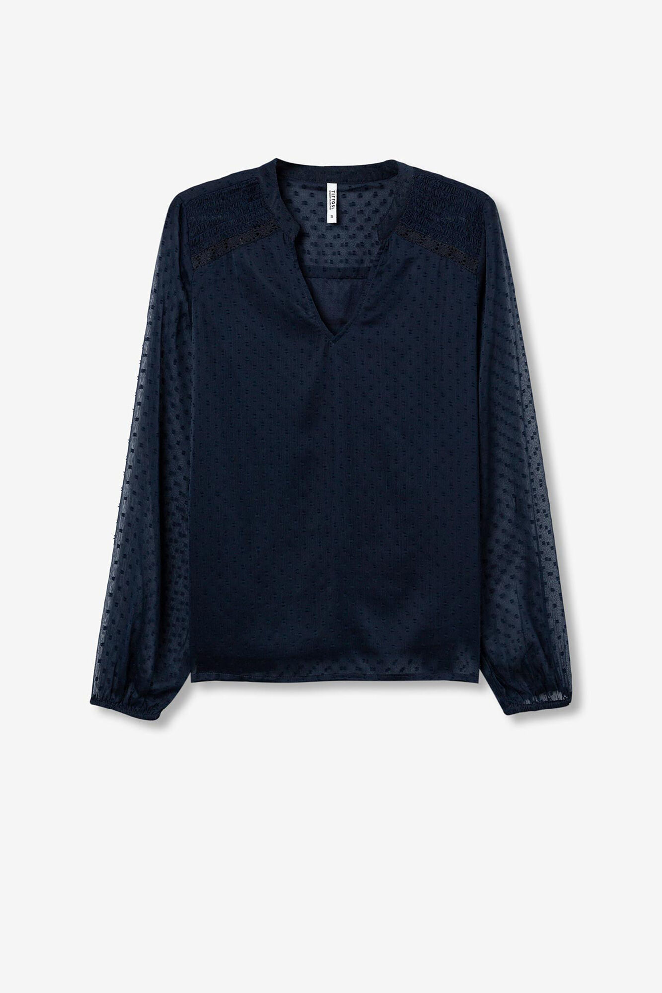 Tiffosi Blusa semitransparente