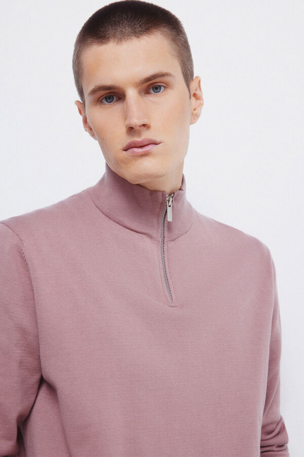 Springfield Milano zip fastening jumper pink
