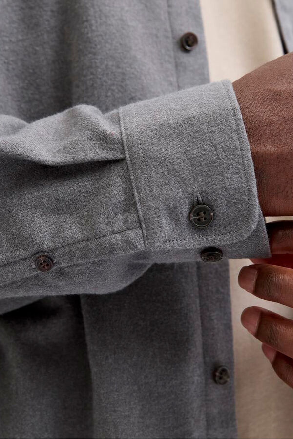 JJ REBEL Classic serge shirt grey