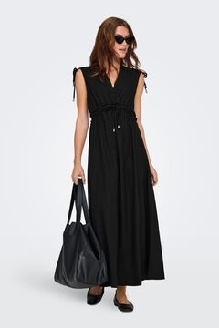 Only Langes Leinenkleid