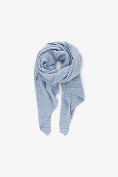 Springfield Long textured scarf bleuté