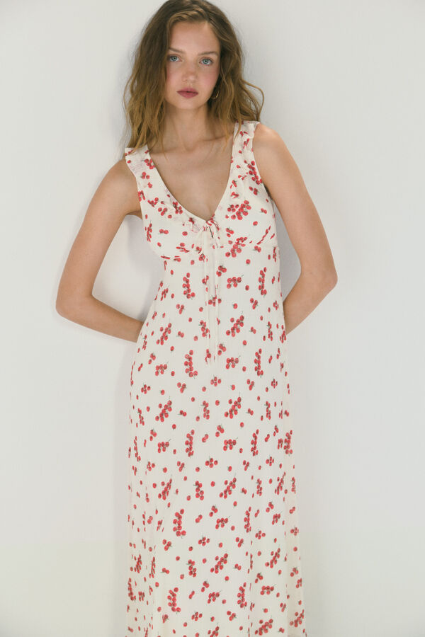 High Spirits Vestido Minty Caqui escuro