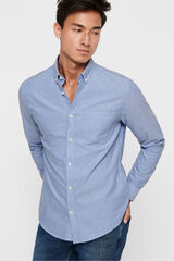 Only & Sons Camisa manga larga azul
