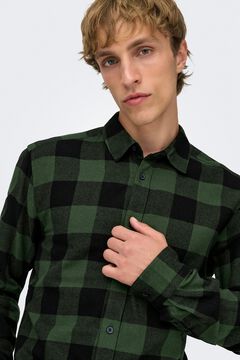 Only & Sons Camisa aos quadrados slim fit