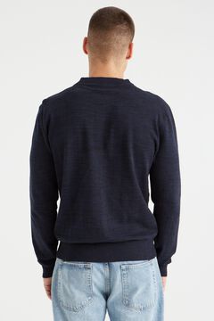 Inside Jersey de punto torzal cuello pico