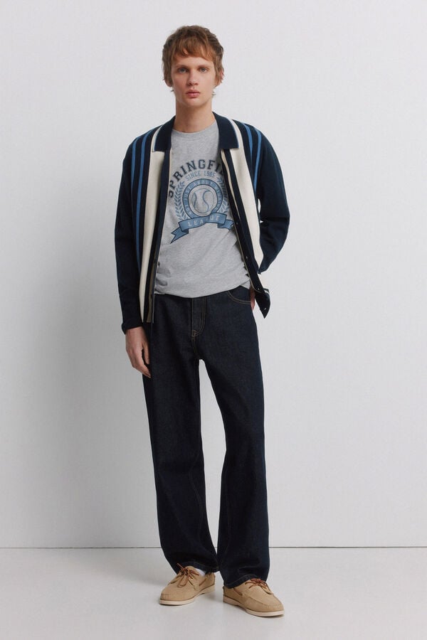 Springfield Sport logo T-shirt grey