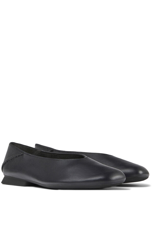 Camper Leder Ballerinas Schwarz