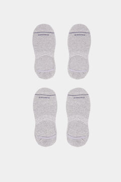Springfield Essential plain invisible socks gray