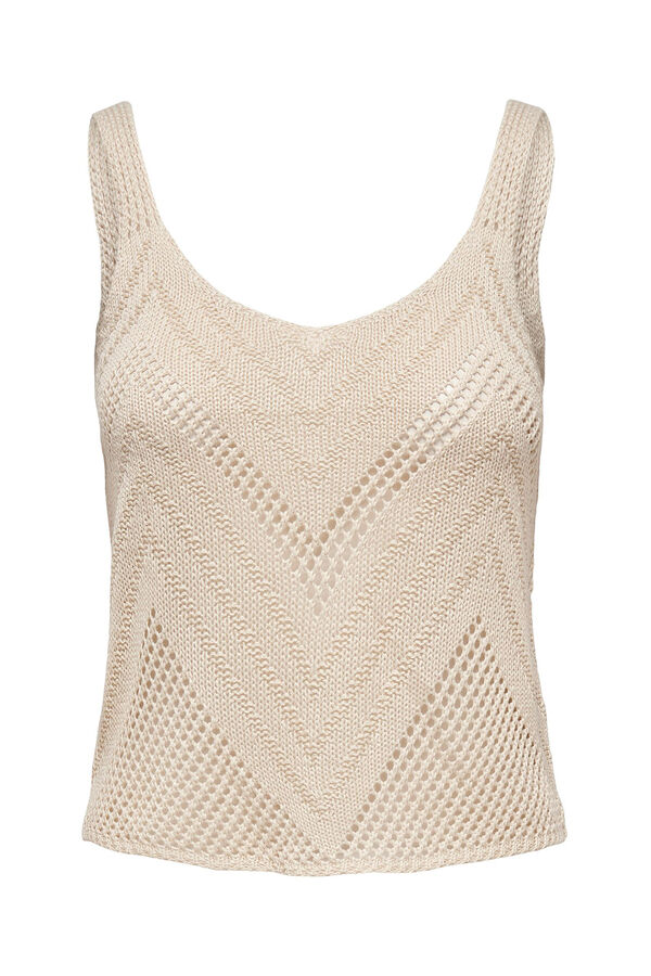 Springfield Top with openwork white
