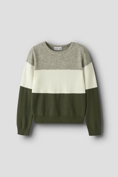 Name It Camisola de malha gola redonda