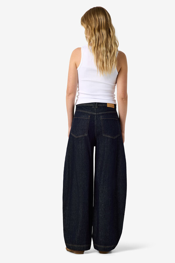 Noisy May Pantal&oacute;n vaquero pierna ancha azul