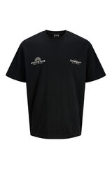 Jack & Jones Camiseta back print negro