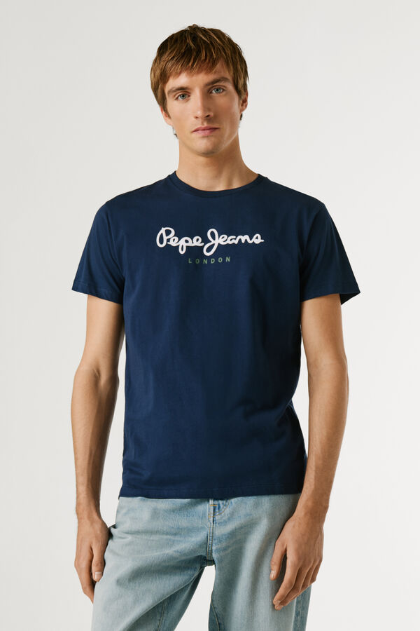 Pepe Jeans Camiseta manga corta logo azul