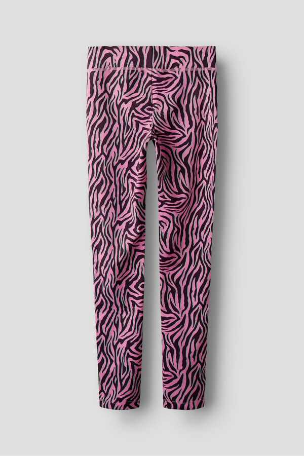 Name It Leggings de zebra rosa