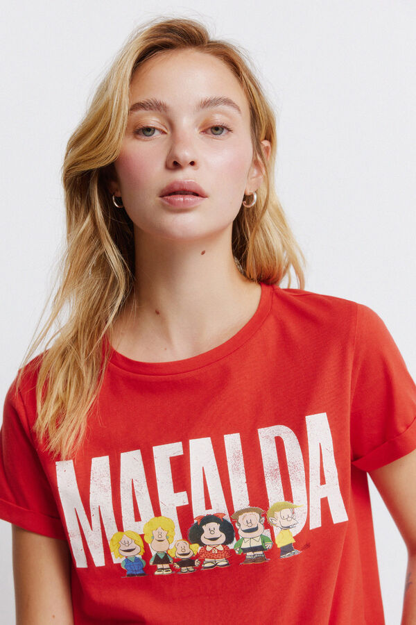 Springfield T-shirt Mafalda red