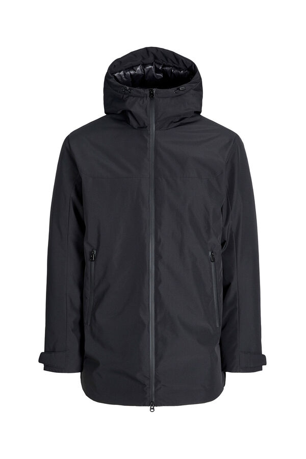 Jack & Jones Parka curta acolchoada preto