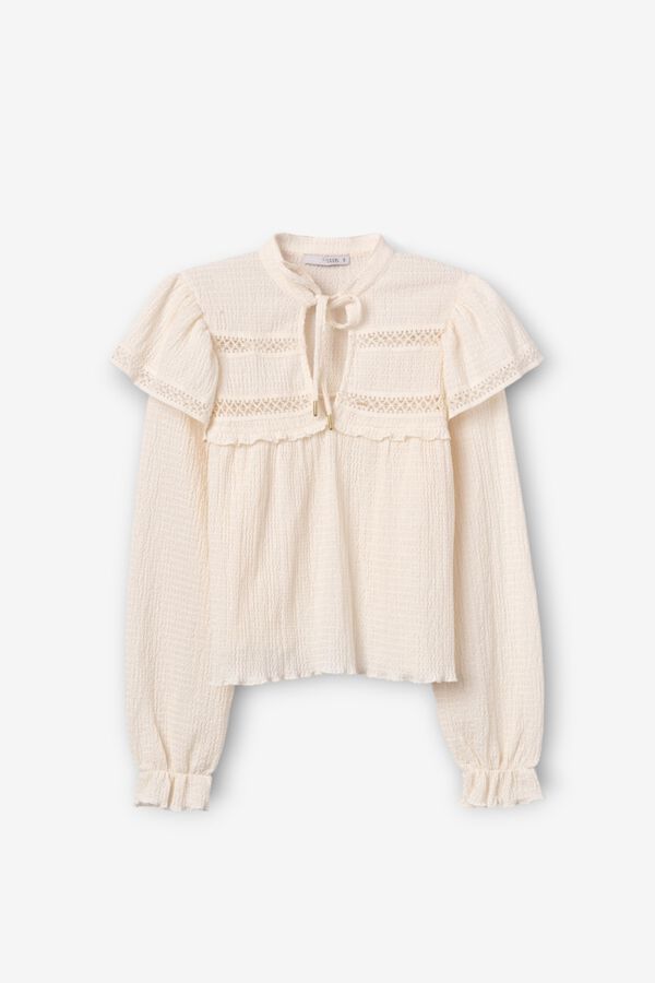 Tiffosi Long sleeve T-shirt beige
