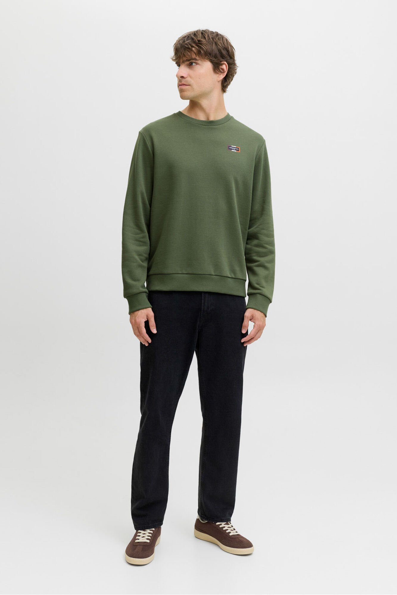 JJ REBEL Basic- Sweatshirt mit Logo