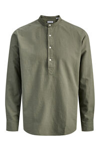 Jack & Jones Poplin mandarin collar shirt
