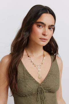 Springfield T-shirt al&ccedil;as com bordado de la&ccedil;o