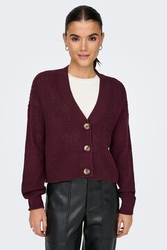 Only Strickjacke mit Knopfverschluss