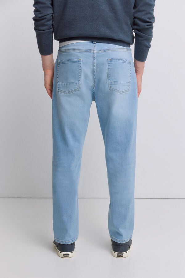 Springfield Light wash slim fit jeans blue