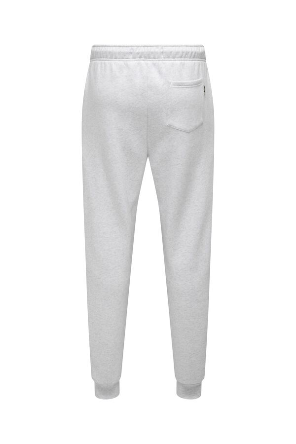 Only & Sons Pantal&oacute;n largo de ch&aacute;ndal gris