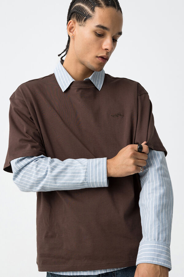 Tiffosi Young Camiseta Relaxed Con Logo TYCW nude