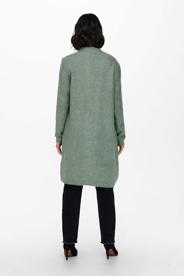 Only Midi cardigan with pockets beige