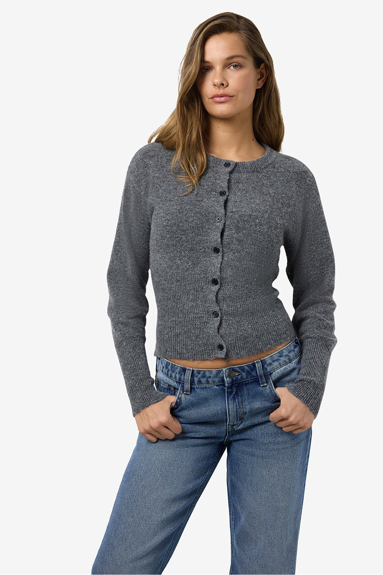 Noisy May C&aacute;rdigan abullonado