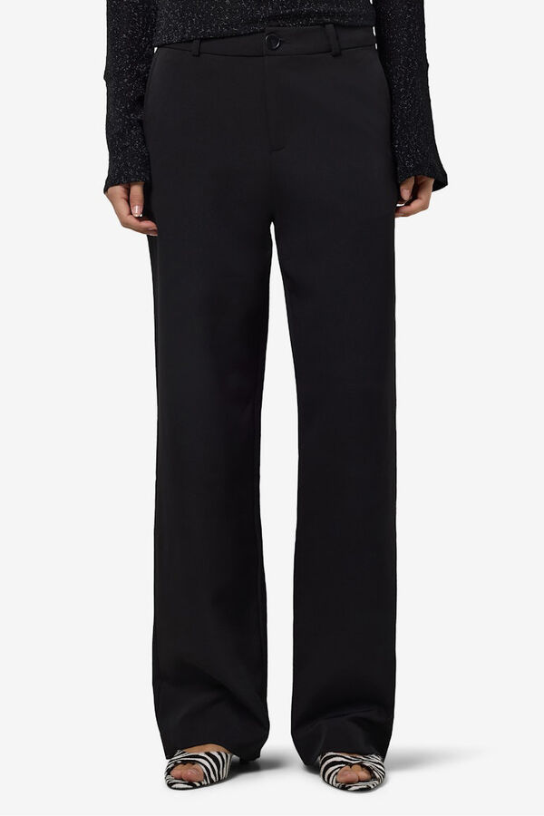 Noisy May Straight tailoring trousers Crna