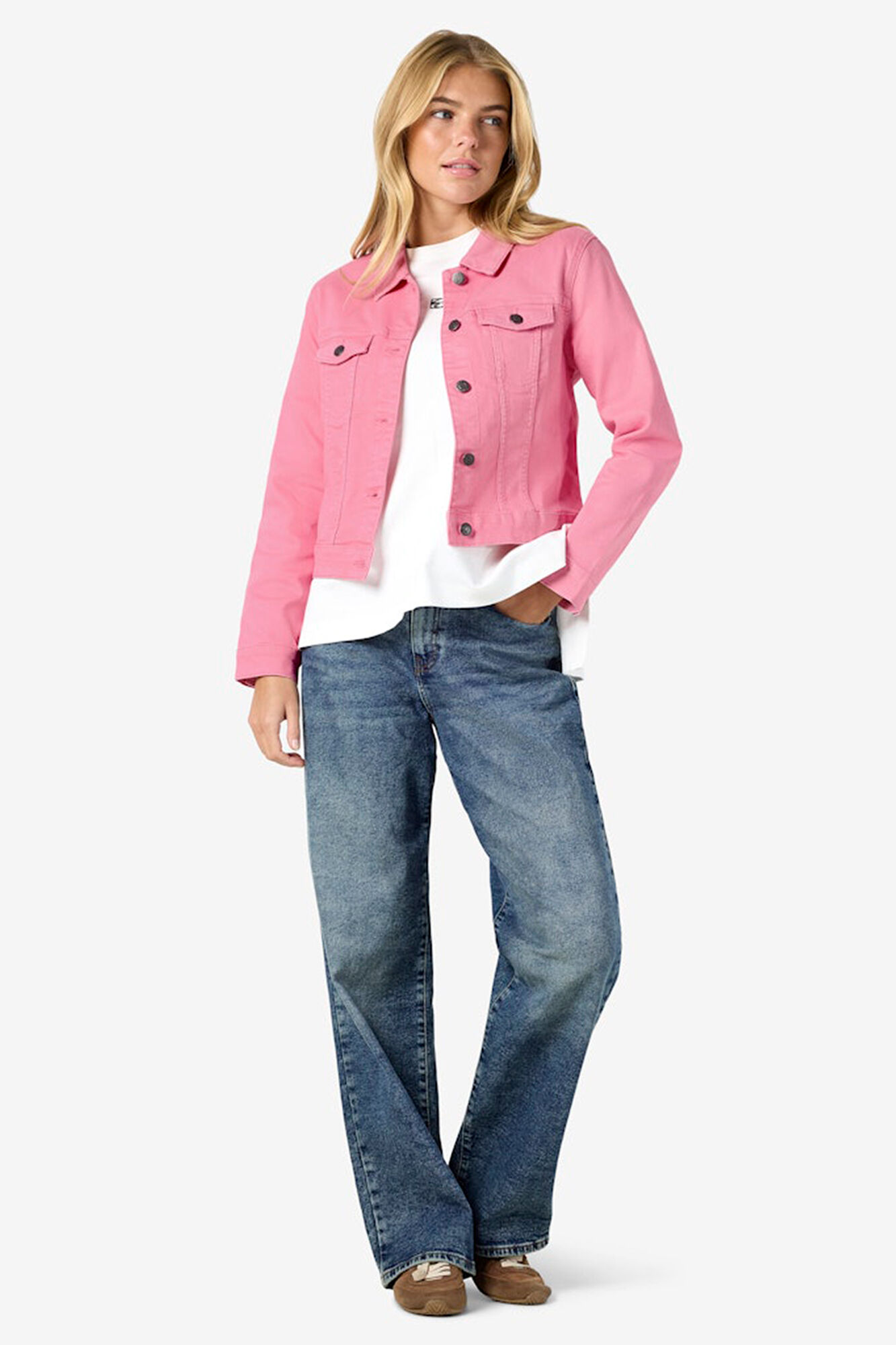 Noisy May Farbige Jeansjacke