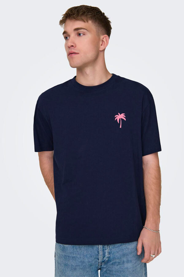 Springfield Kurzarm-Shirt marino