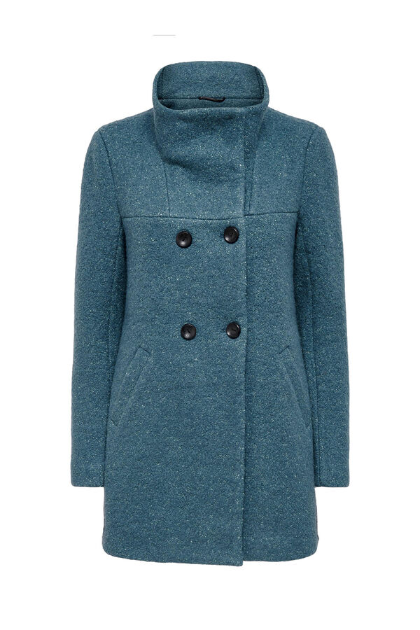 Springfield Long coat with buttons plava