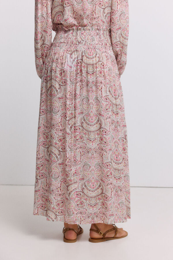 Springfield Printed ruffle blouse printed