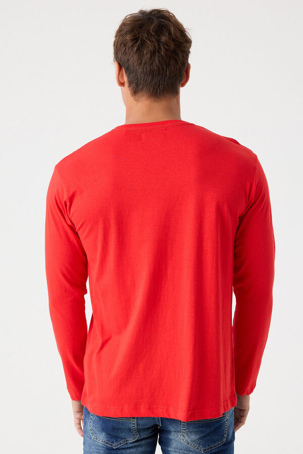 Inside Camiseta Estampado Inside rojo