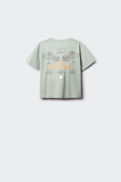 Springfield Kids T-shirt de manga curta Good vibes menina
