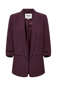 Only Offener Blazer mit Krempel&auml;rmeln